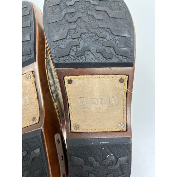 Born Bandy Birch Blanket Clogs Southwestern Textured Woven Tapestry Boho - W7/38 - Picture 9 of 12